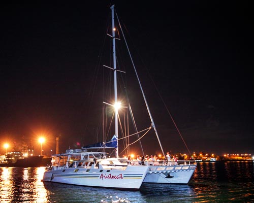 CRUCERO DEL ATARDECER DEL CATAMARAN DE LUJO ARISTOCAT