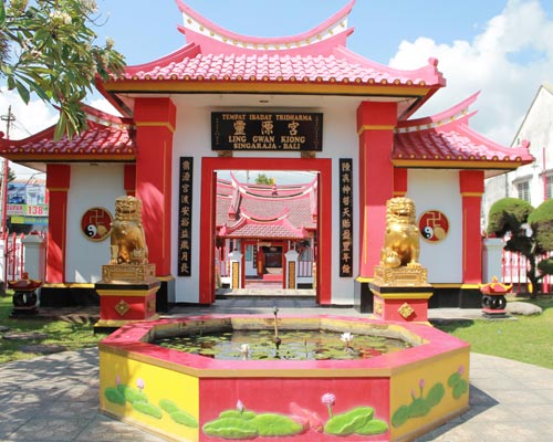  el templo budista Brahma Arama Vihara